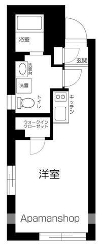 ES-GRANDE文京白山(ワンルーム/2階)の間取り写真