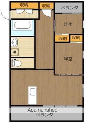 アルテマイスターレオ(2LDK/1階)の間取り写真