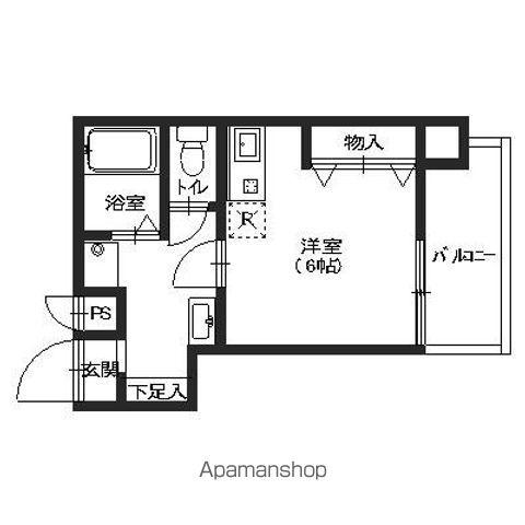 リブロイヤル石引Ⅱ(ワンルーム/7階)の間取り写真