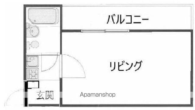 ライオンズマンション中野大和町(1K/3階)の間取り写真