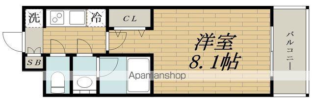 スプランディッド十三本町(1K/6階)の間取り写真