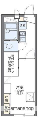 レオパレススターチスⅡ(1K/2階)の間取り写真