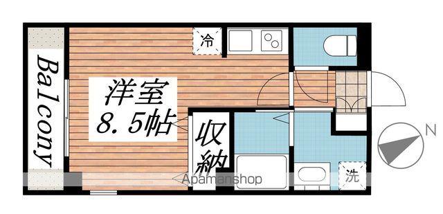 ラ・ボニータ野口(ワンルーム/1階)の間取り写真