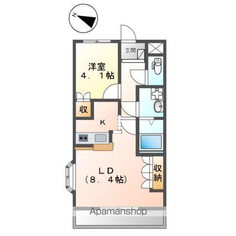 AUTHOR千草 1(1LDK/2階)の間取り写真