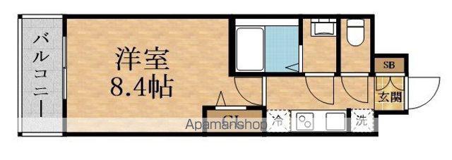AVANCE OSAKA LUANA(1K/4階)の間取り写真