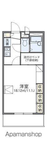 レオパレスY.E.M(1K/2階)の間取り写真