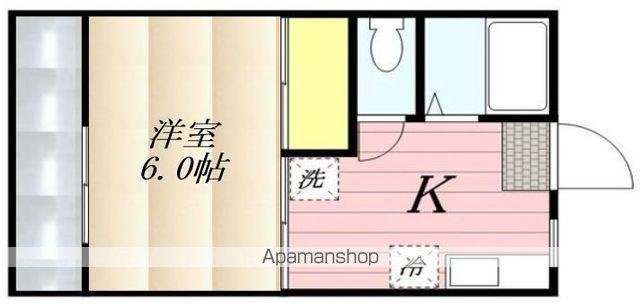 ハイツ正(1K/1階)の間取り写真