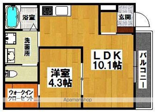 アーバンハイムT&S(1LDK/1階)の間取り写真