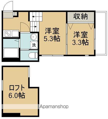 アルス福田町(2K/1階)の間取り写真