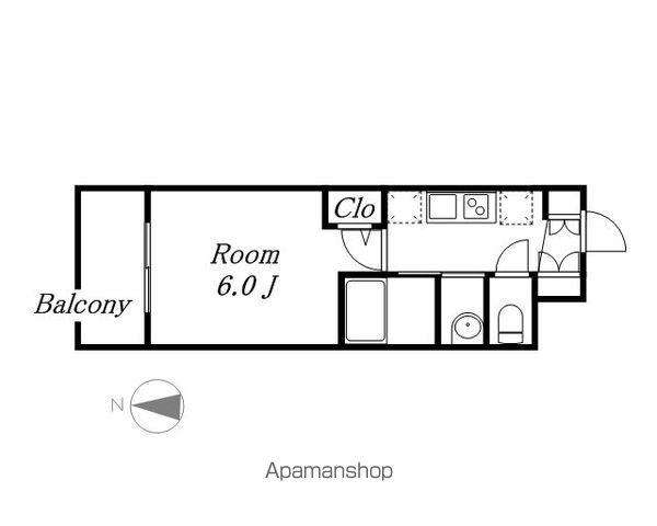 エステムコート名古屋ステーションクロス(1K/5階)の間取り写真