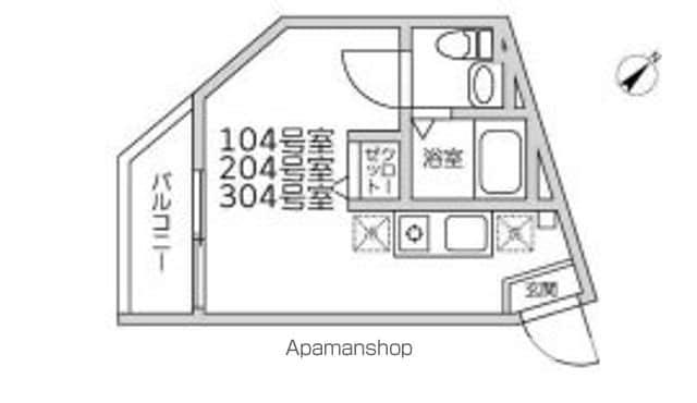 リヴェール弐番館(1K/3階)の間取り写真