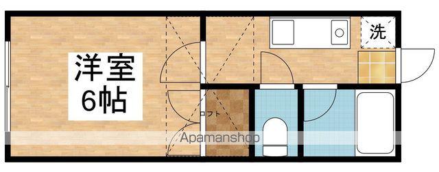 エスポアールC棟(1K/1階)の間取り写真