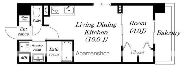 コージーコート南草津(1LDK/3階)の間取り写真