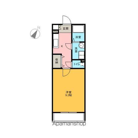 SMILE ITO(1K/3階)の間取り写真