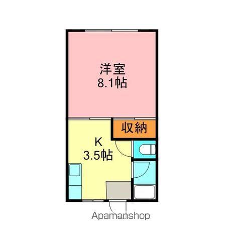 ロフトハウス(1K/2階)の間取り写真