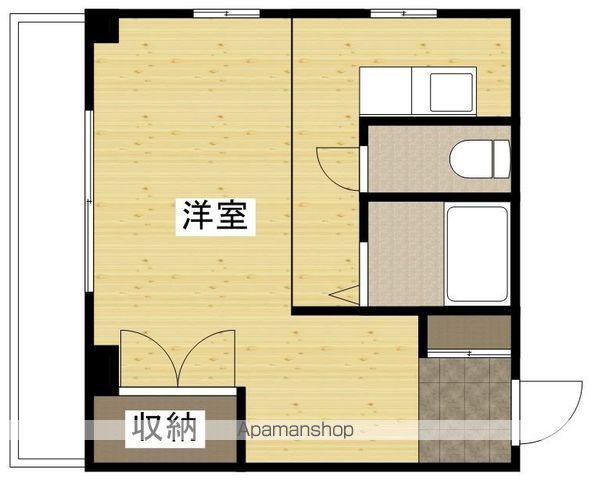 ハイツ陽光(ワンルーム/2階)の間取り写真