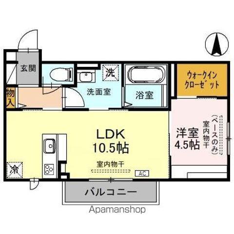 AILE DANGE(1LDK/2階)の間取り写真