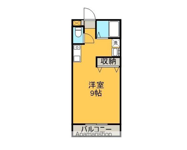 ネオコーポ八代本町(1K/1階)の間取り写真