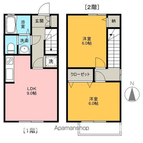 アンステージ(2LDK/2階)の間取り写真