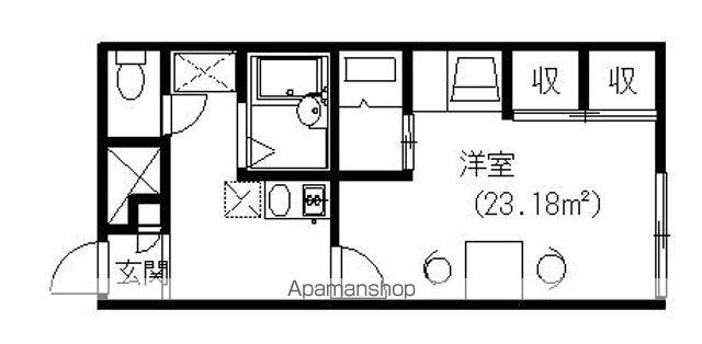 エイペックス彦根芹橋(1K/2階)の間取り写真