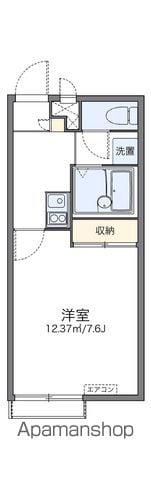 レオパレスひまわり(1K/2階)の間取り写真