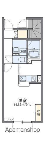 レオネクストリアン(1K/1階)の間取り写真