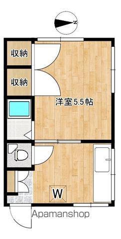 アメニティ中野坂上(1K/1階)の間取り写真