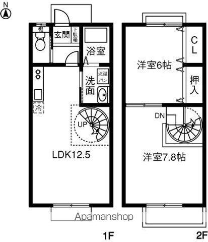 ＭＡＹＦＡＩＲ　Ａ(2LDK)の間取り写真