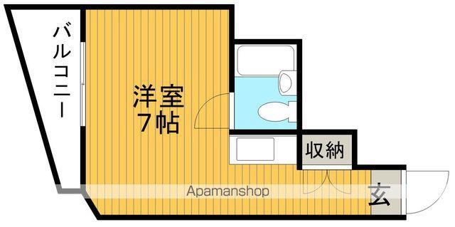 つばさハイツ(ワンルーム/5階)の間取り写真