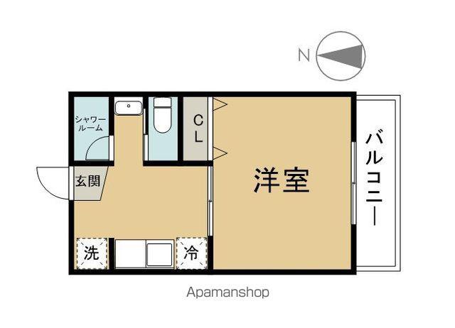 コーポSOGA(1K/3階)の間取り写真