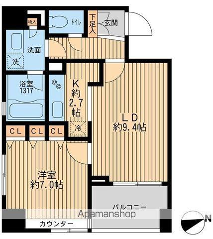 クリオ戸越銀座弐番館 15階階 間取り