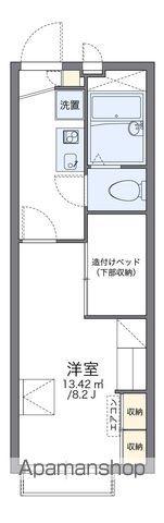 レオパレスこーぽ谷本Ⅱ(1K/2階)の間取り写真