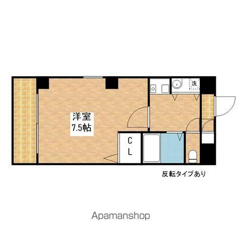 アヴァンセドミール(1K/3階)の間取り写真