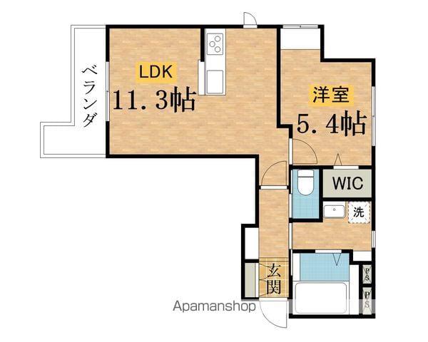 スプリングス八王子へーベルメゾン(1LDK/3階)の間取り写真