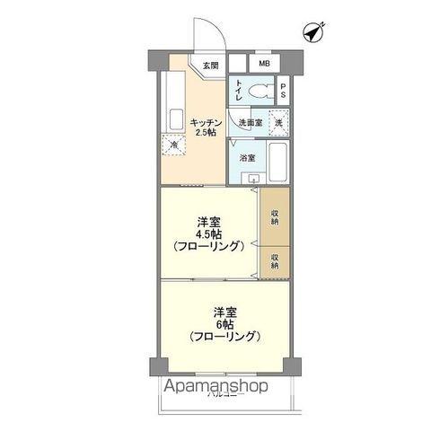 サンヒルズ赤塚 3階階 間取り