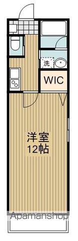 東海道本線 静岡駅 徒歩19分 4階建 築7年(1K/3階)の間取り写真