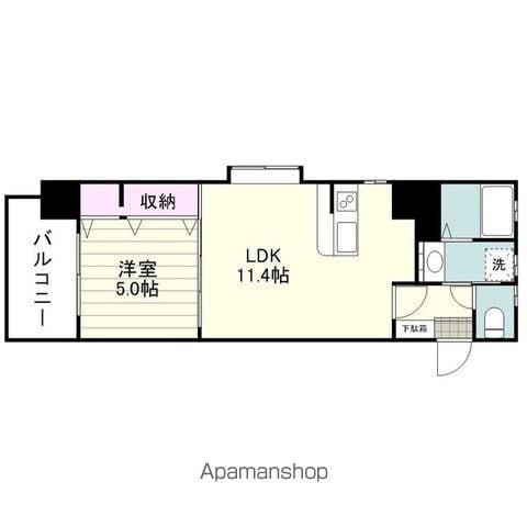 ネオアクシス西千石町(1LDK/3階)の間取り写真