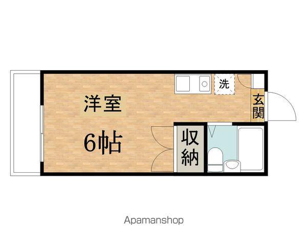 エスポワール百草園(ワンルーム/1階)の間取り写真