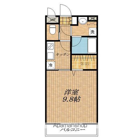 セレクトⅥ(1K/2階)の間取り写真