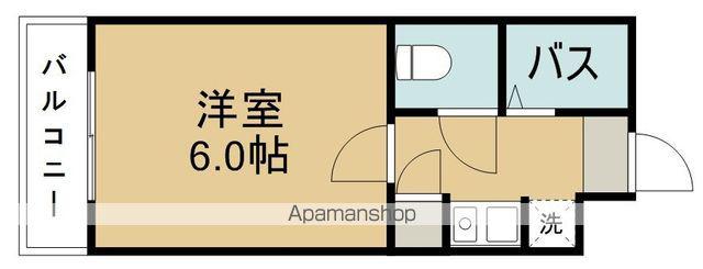 グリーンフォレストあさみ(1K/3階)の間取り写真