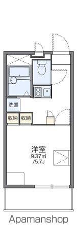 レオパレスランメグ(1K/3階)の間取り写真