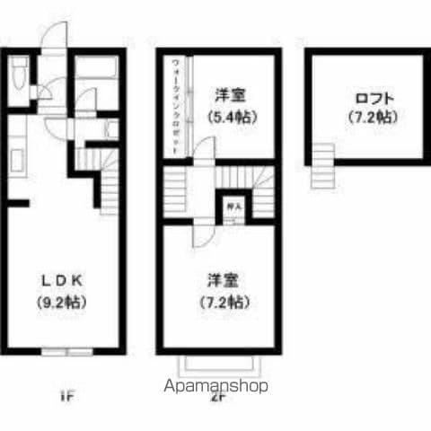 グリーンモール(2SDK/1階)の間取り写真