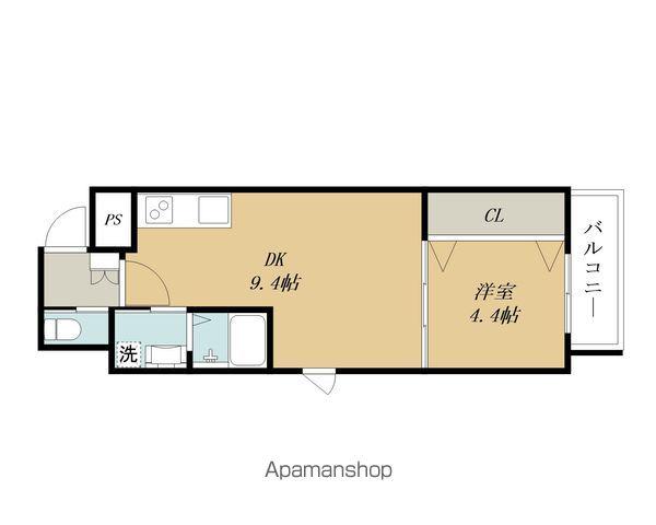 エルミナ クヴェレ(1LDK/2階)の間取り写真