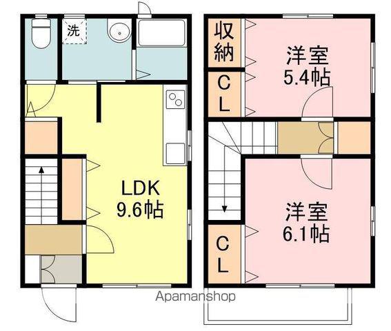 ロイヤルシャトーＡ(2LDK)の間取り写真
