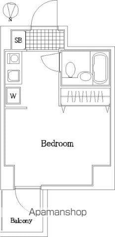 ドルチェ府中(ワンルーム/8階)の間取り写真
