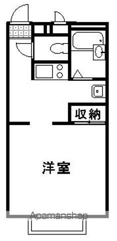 レオパレスノア(1K/1階)の間取り写真