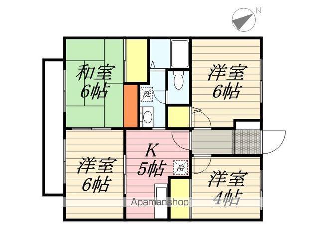 セントラルパディ(3LDK/3階)の間取り写真