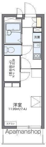 レオパレスフォレスト天神町(1K/3階)の間取り写真