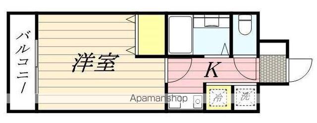 ル・フェール博多駅南(1K/5階)の間取り写真