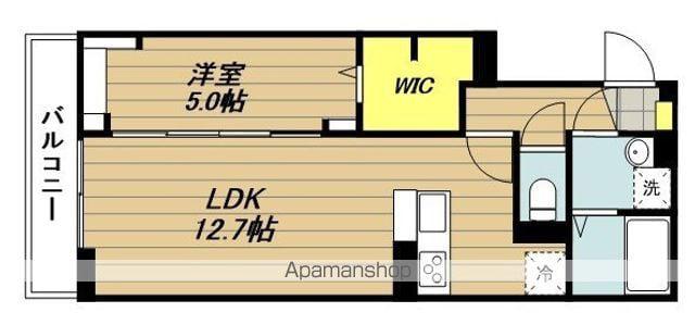 AQUA PARK(1LDK/2階)の間取り写真